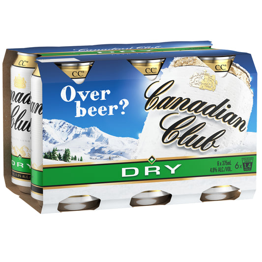 Canadian Club & Dry 6x375mL Cans
