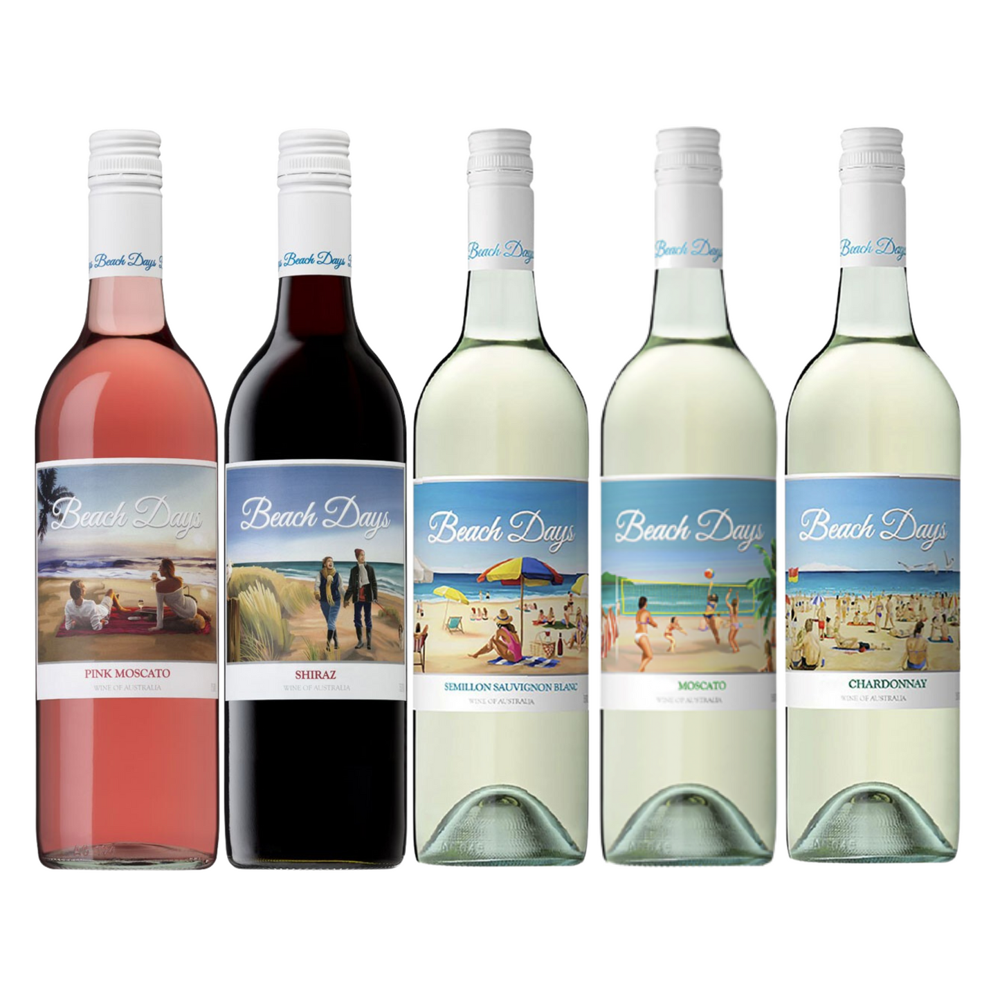 3xBeach Days wine bundle