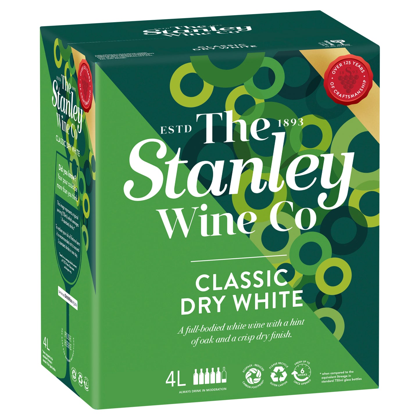 Stanley White Wine 4L cask varieties