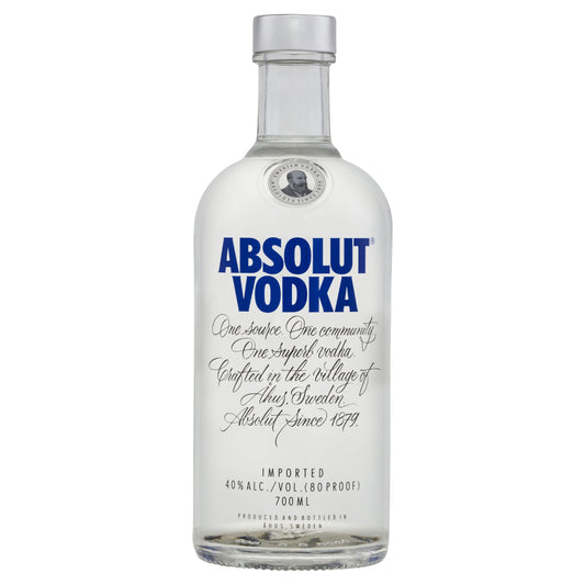 Absolut Vodka Bottle 700ml