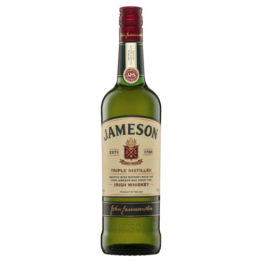 Jameson Triple Distilled Irish Whiskey 700mL