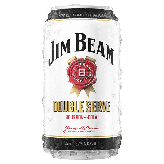 Jim Beam Bourbon & Cola Double Serve cans - 6 pack