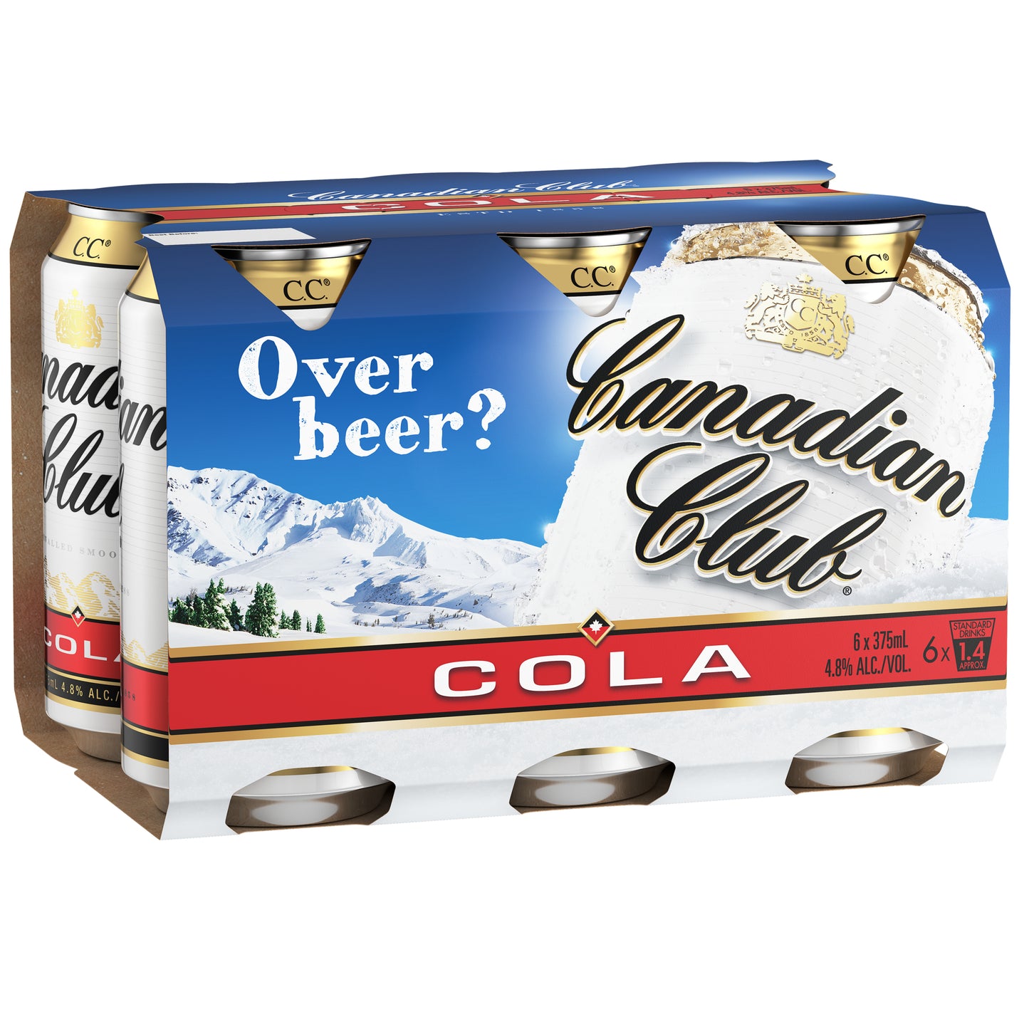 Canadian Club & Cola 6x375mL Cans