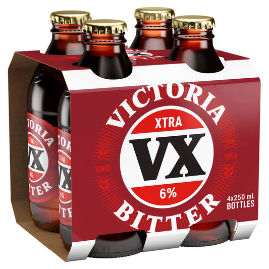 Victoria Bitter Xtra (VX) 4x250ml Bottle