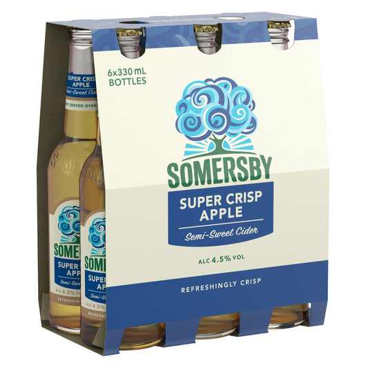 Somersby Super Crisp Cider 6 x 330mL Bottle