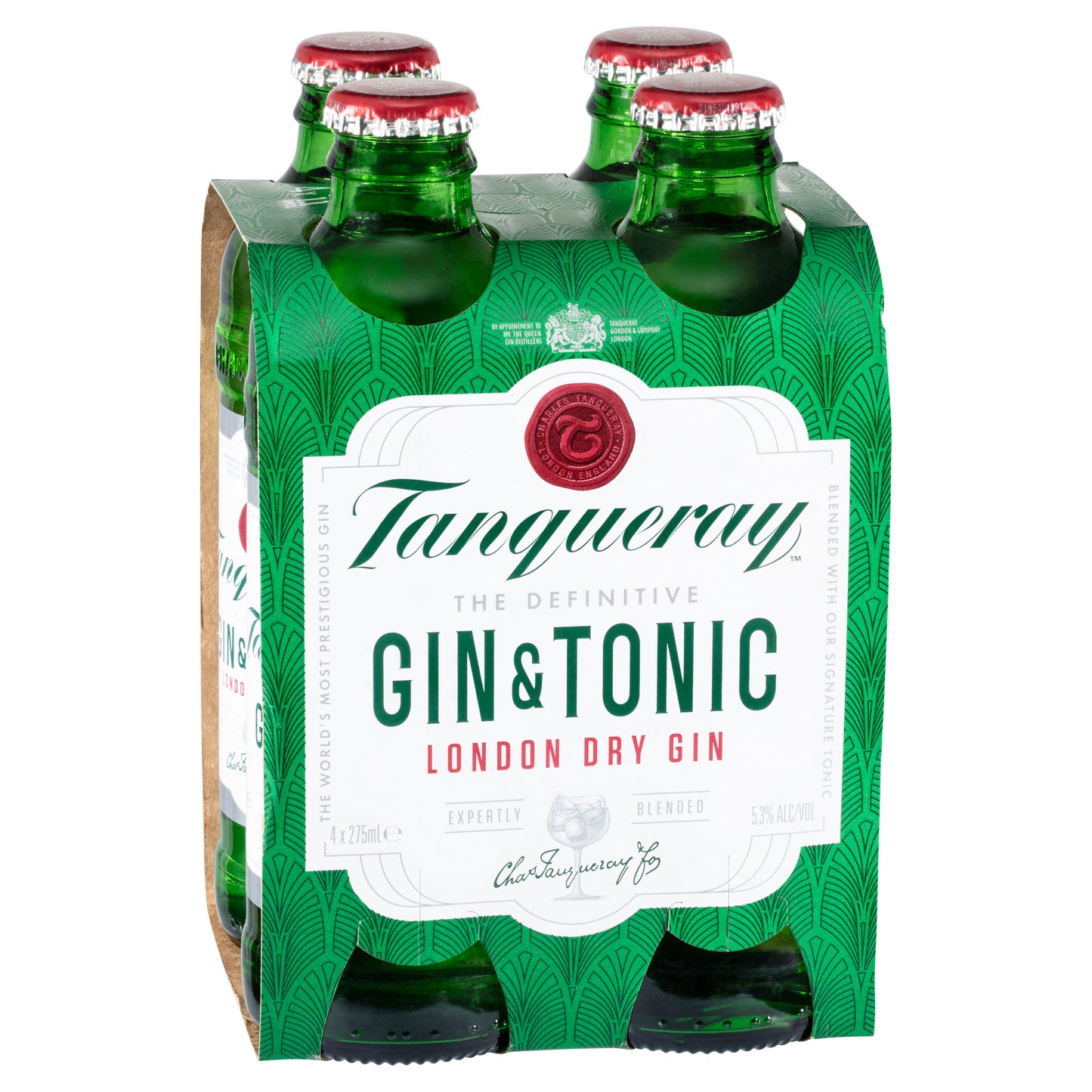 Tanqueray Gin & Tonic 4 x 275mL