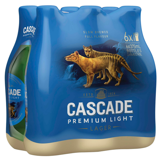 Cascade Premium Light 2.4% 6x375mL Bottle