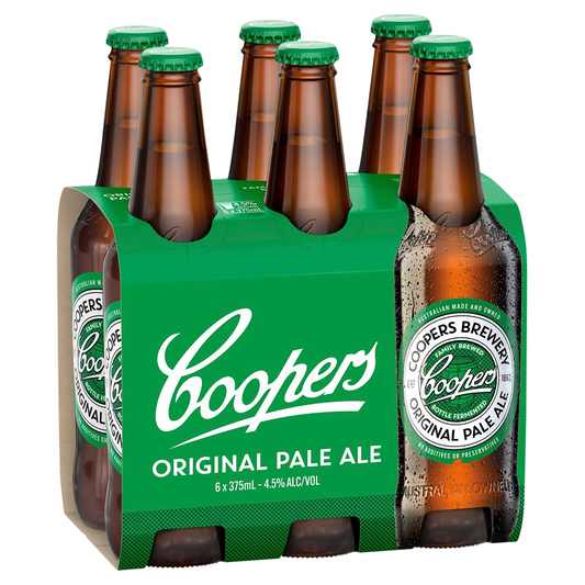 Coopers Pale Ale Bottles 6x375mL