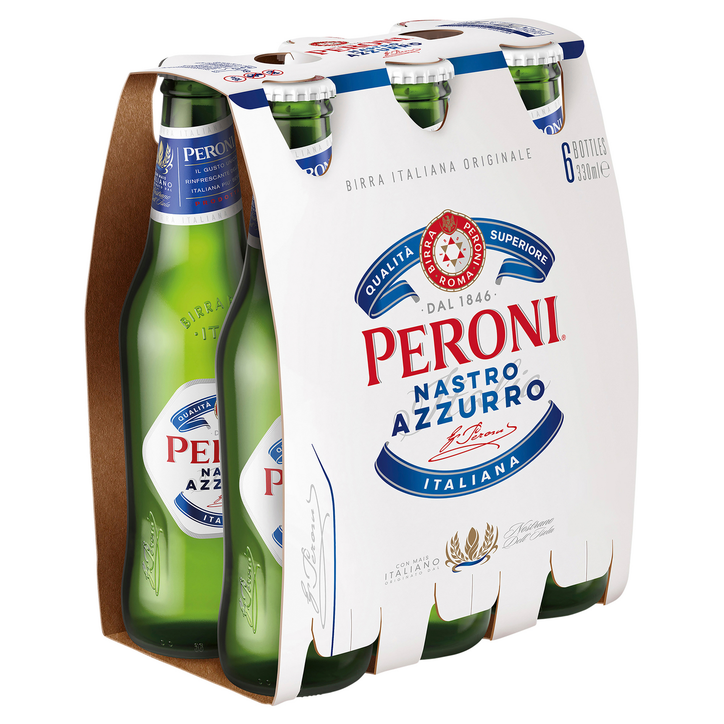 Peroni Nastro Azzurro 6x330mL Bottle