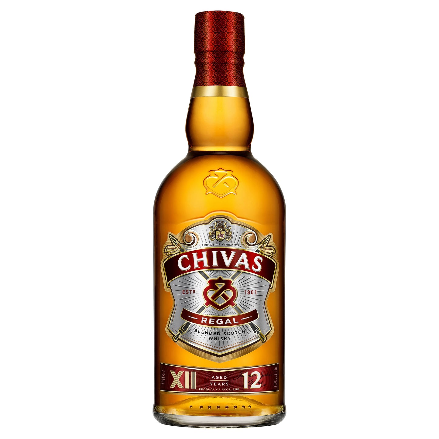 Chivas Regal 12 Year Blended Scotch Whiskey 700mL
