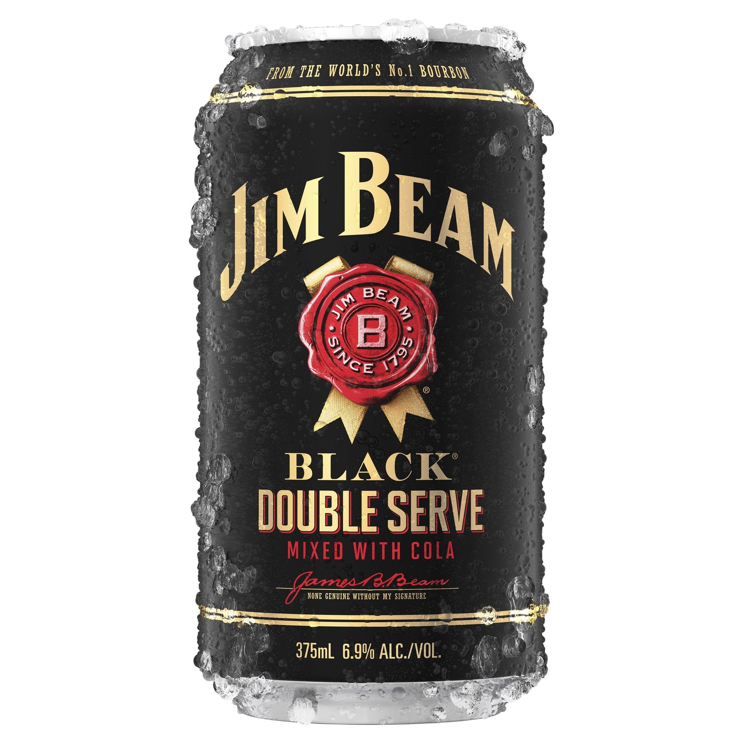 Jim Beam Black Double Serve & Cola cans - 4 pack