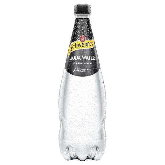 Schweppes Classic Mixers Soda Water 1.1L