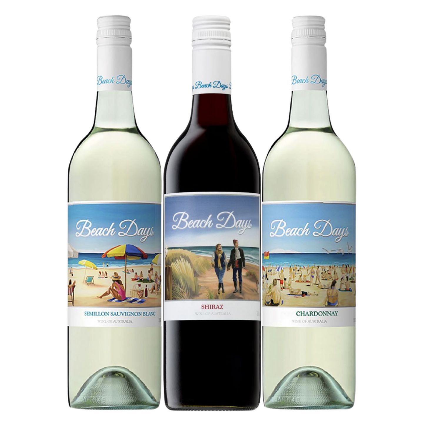 3xBeach Days wine bundle