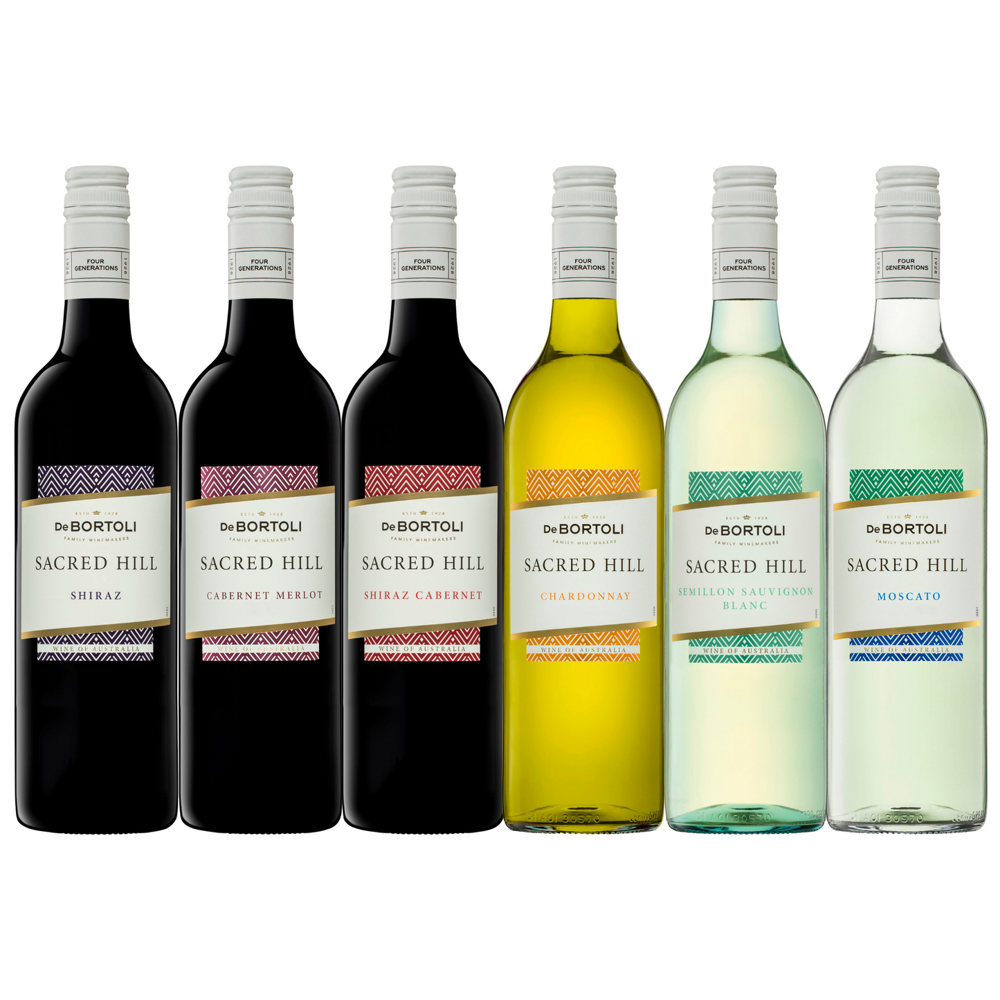 2 x De Bortoli Sacred Hill wine varieties bundle deal