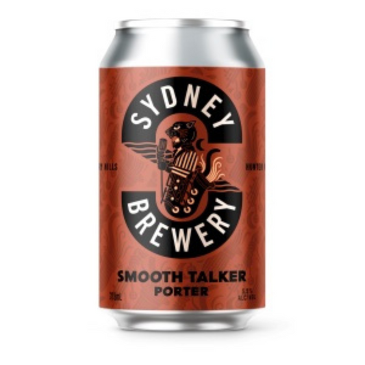 Sydney Brewery Craft Beer Smooth Talker Porter 4x375ml cans