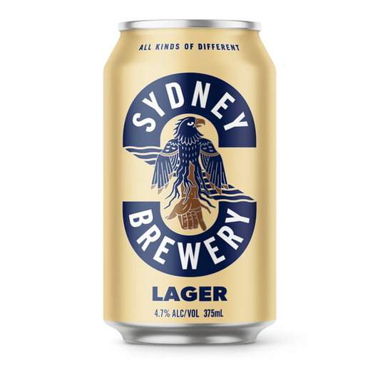 Sydney Brewery Craft Beer Lager 4x375mL cans